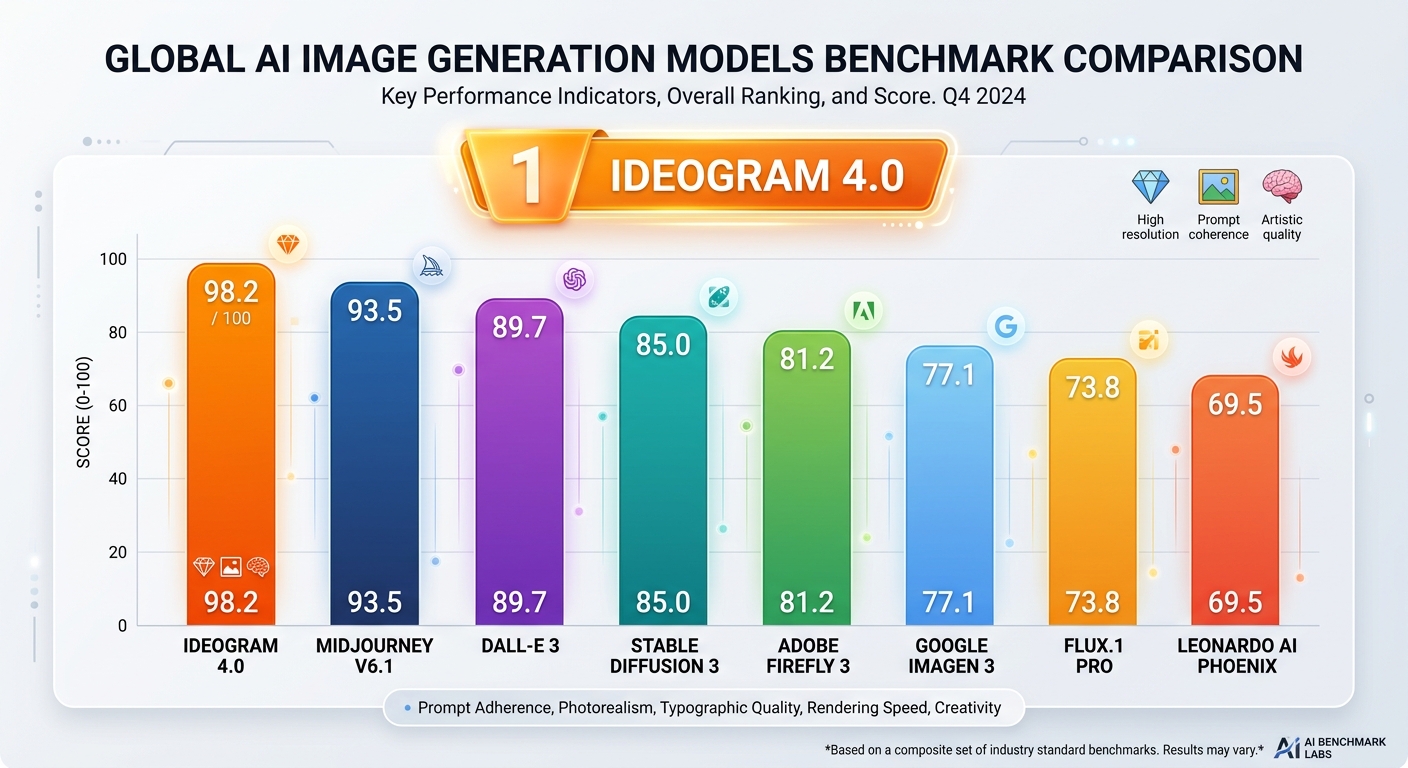 AI benchmark comparison chart