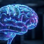 brain made of circuit boards memory concept