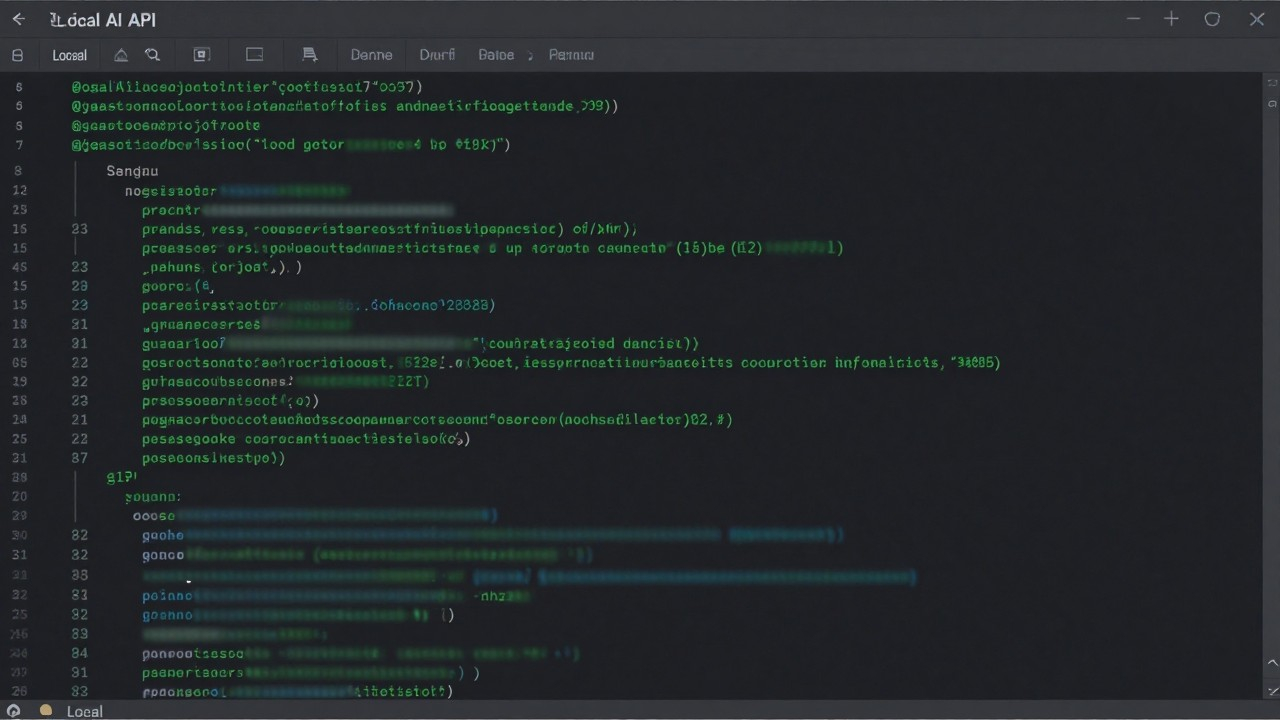 LocalAI Terminal API Interface