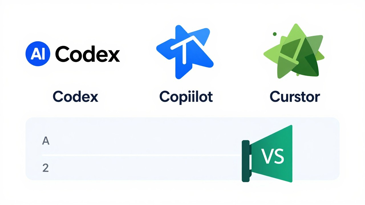 AI coding tools comparison Codex Copilot Cursor VS Code