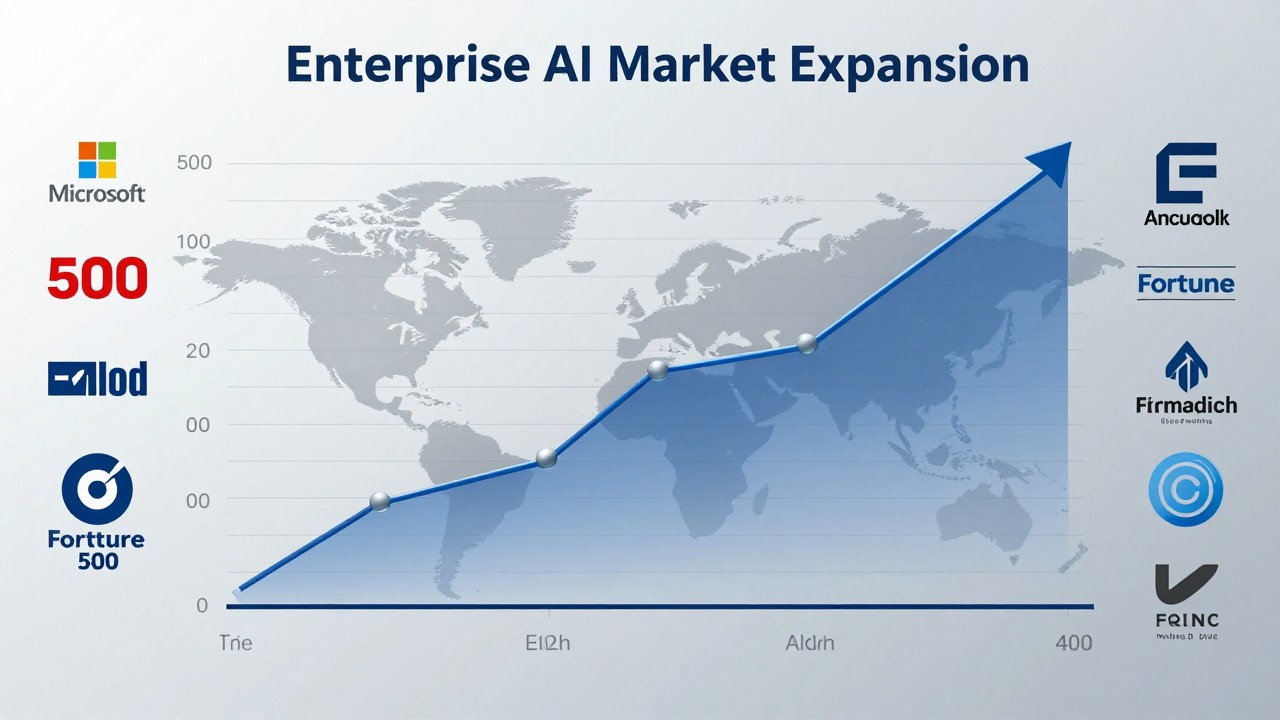 Microsoft Frontier Company Fortune 500 enterprise customers growth chart