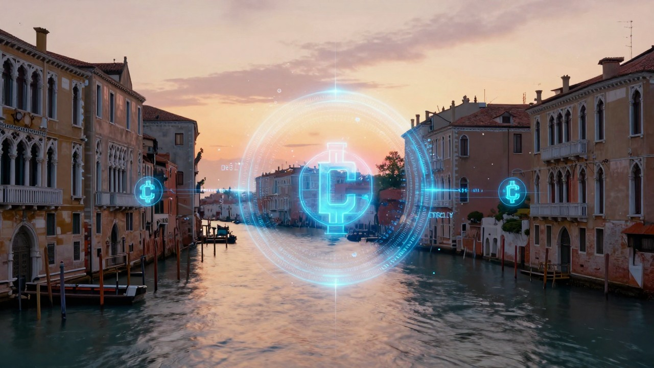 Venice AI proxy architecture diagram showing encrypted data flow